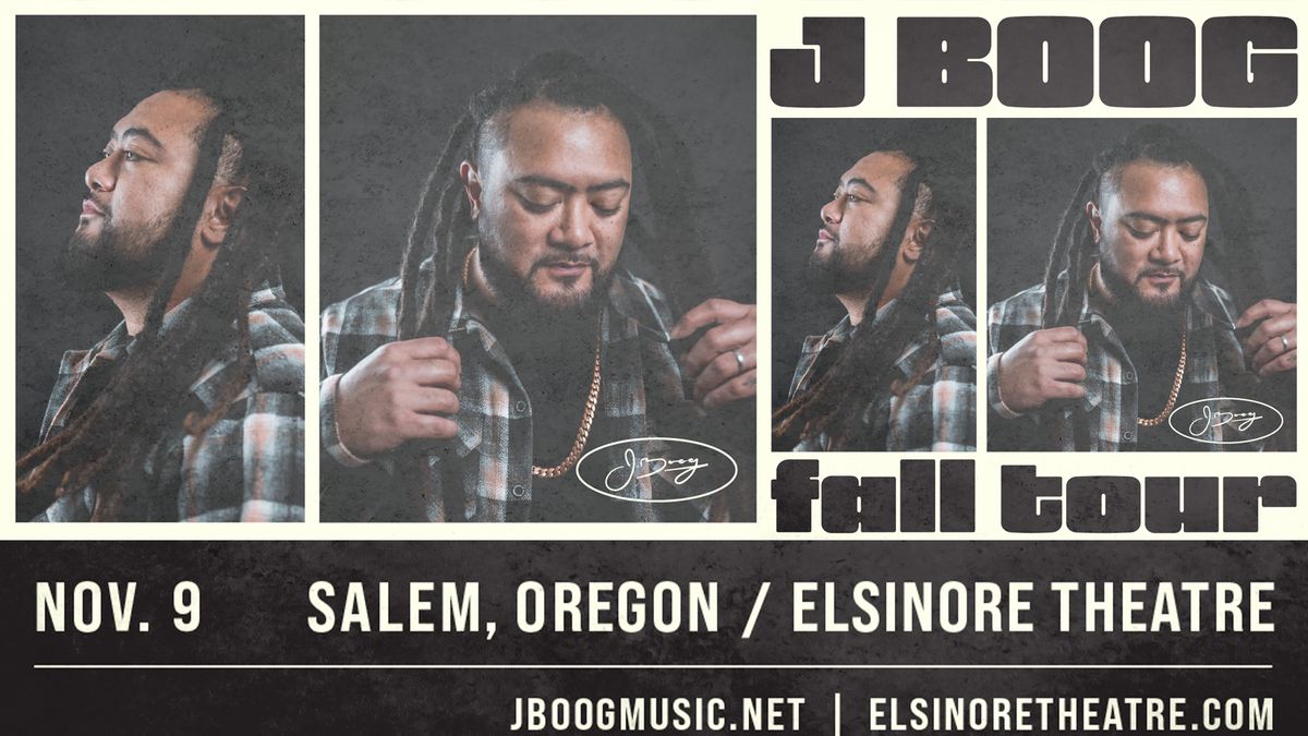 J BOOG: Fall Tour