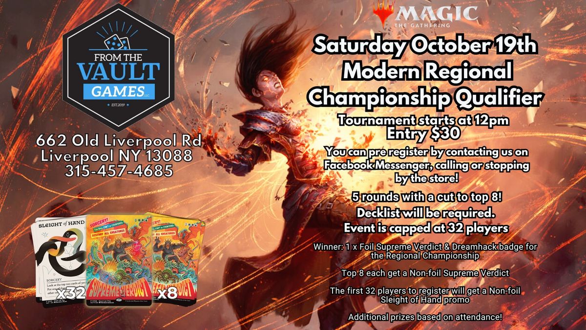 Regional Championship Qualifier - Round 8, Event 3