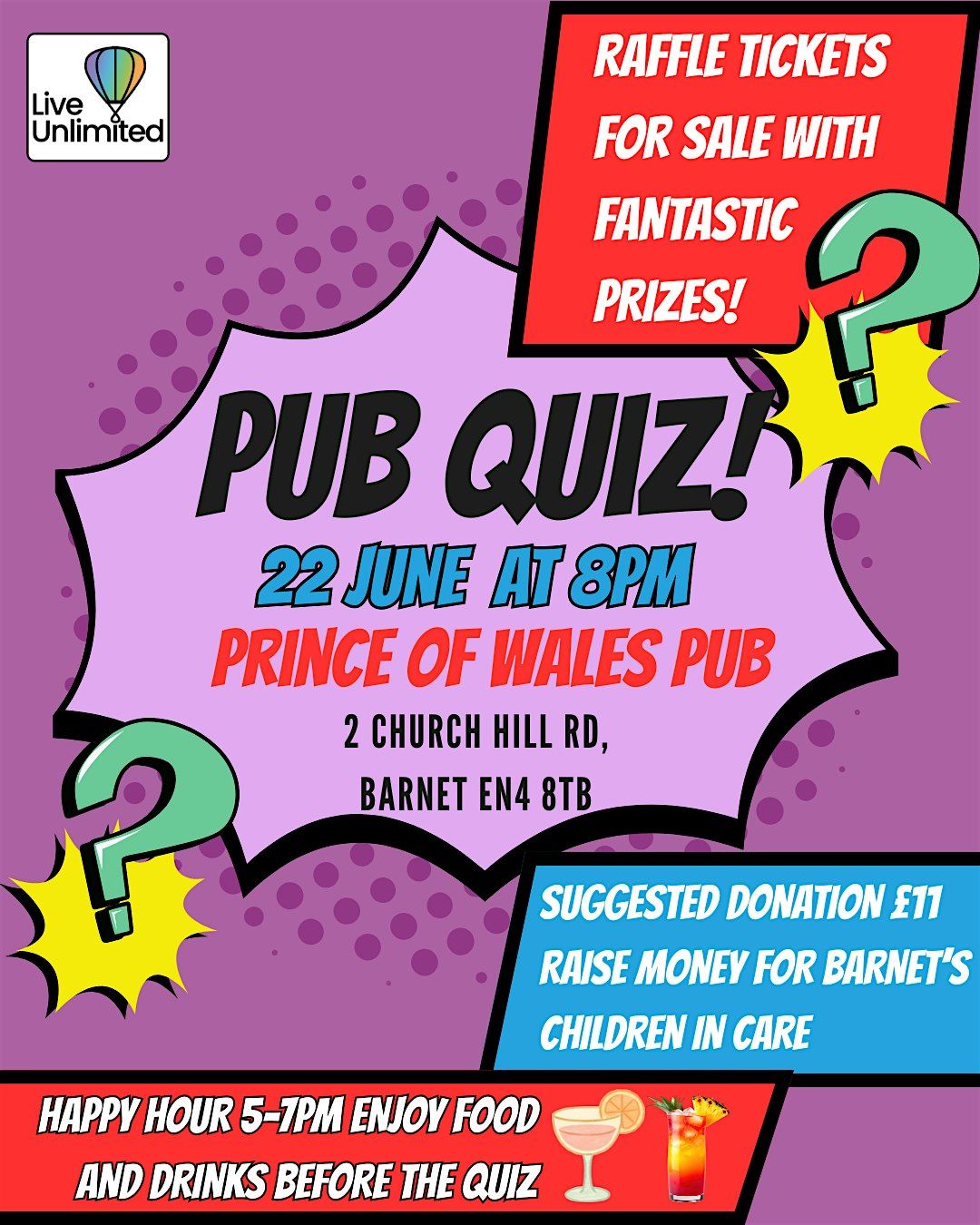 Live Unlimited Pub Quiz