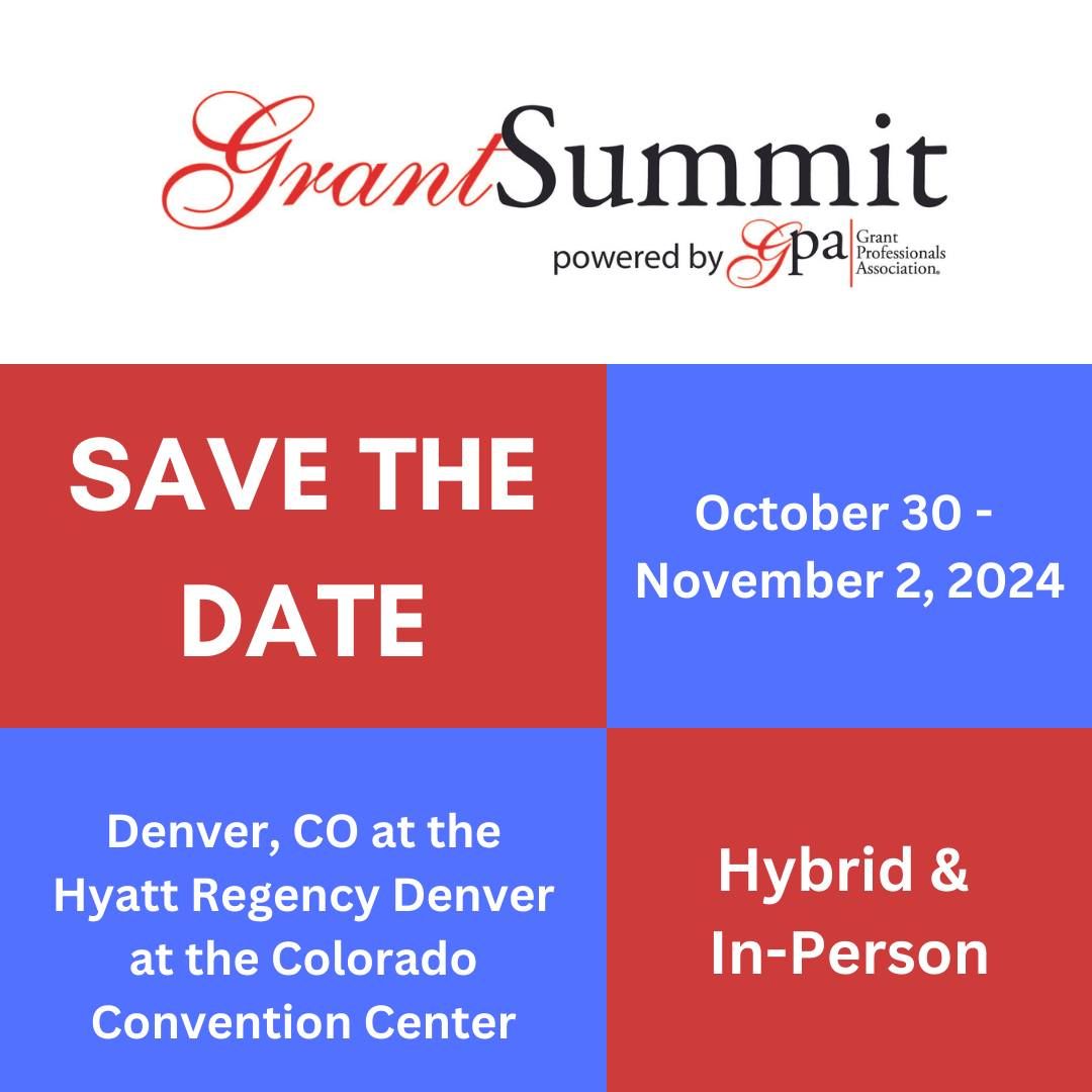 The GPA Annual Conference has been rebranded as GrantSummit!