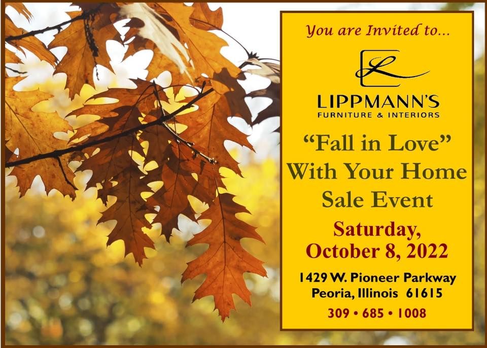 “Fall in Love” With Your Home Sale Event, Lippmann's Furniture