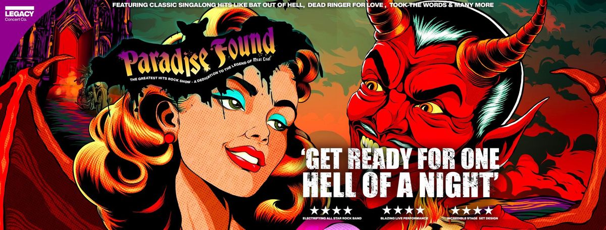 PARADISE FOUND-A DEDICATION TO THE LEGEND OF MEAT LOAF @THE BRINDLEY THEATRE