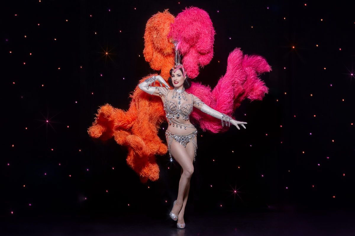 Dita Von Teese at London Palladium