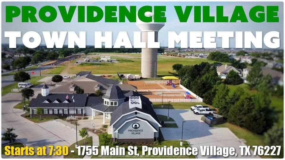 Providence Village Town Hall Meeting