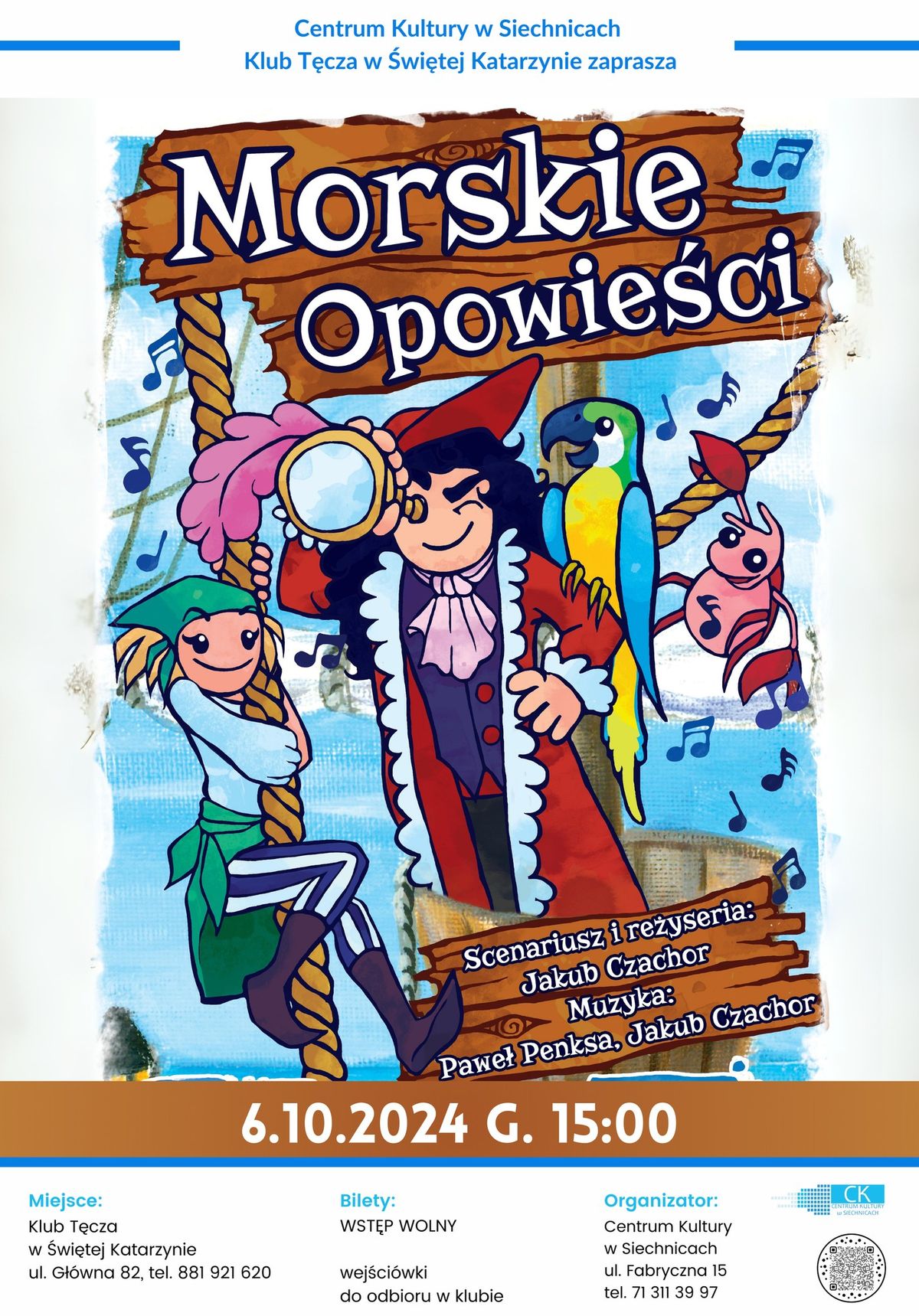 MORSKIE OPOWIE\u015aCI - spektakl dla dzieci