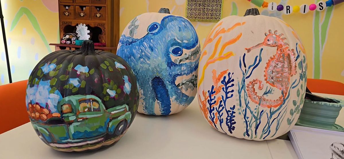 Autumn Artistry-Paint your own forever pumpkin