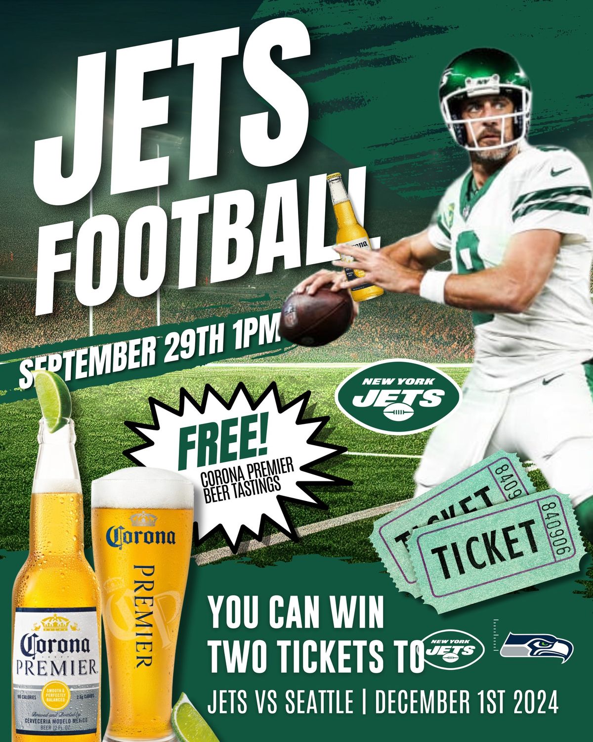 WIN JETS TICKETS - Jets Viewing Party