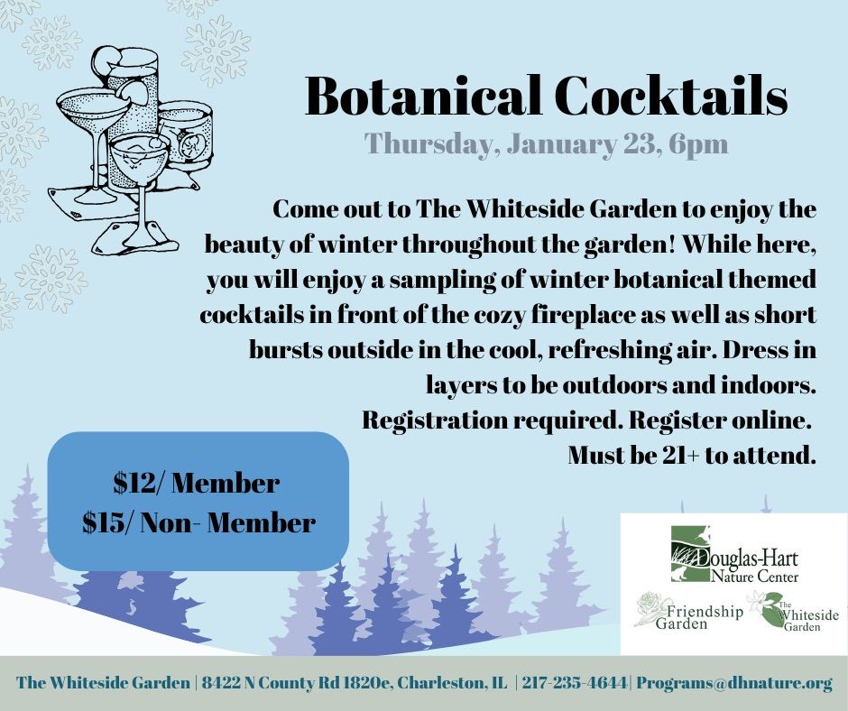 Winter Botanical Cocktails 