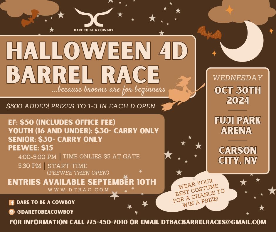 DTBAC Halloween 4D Barrel Race