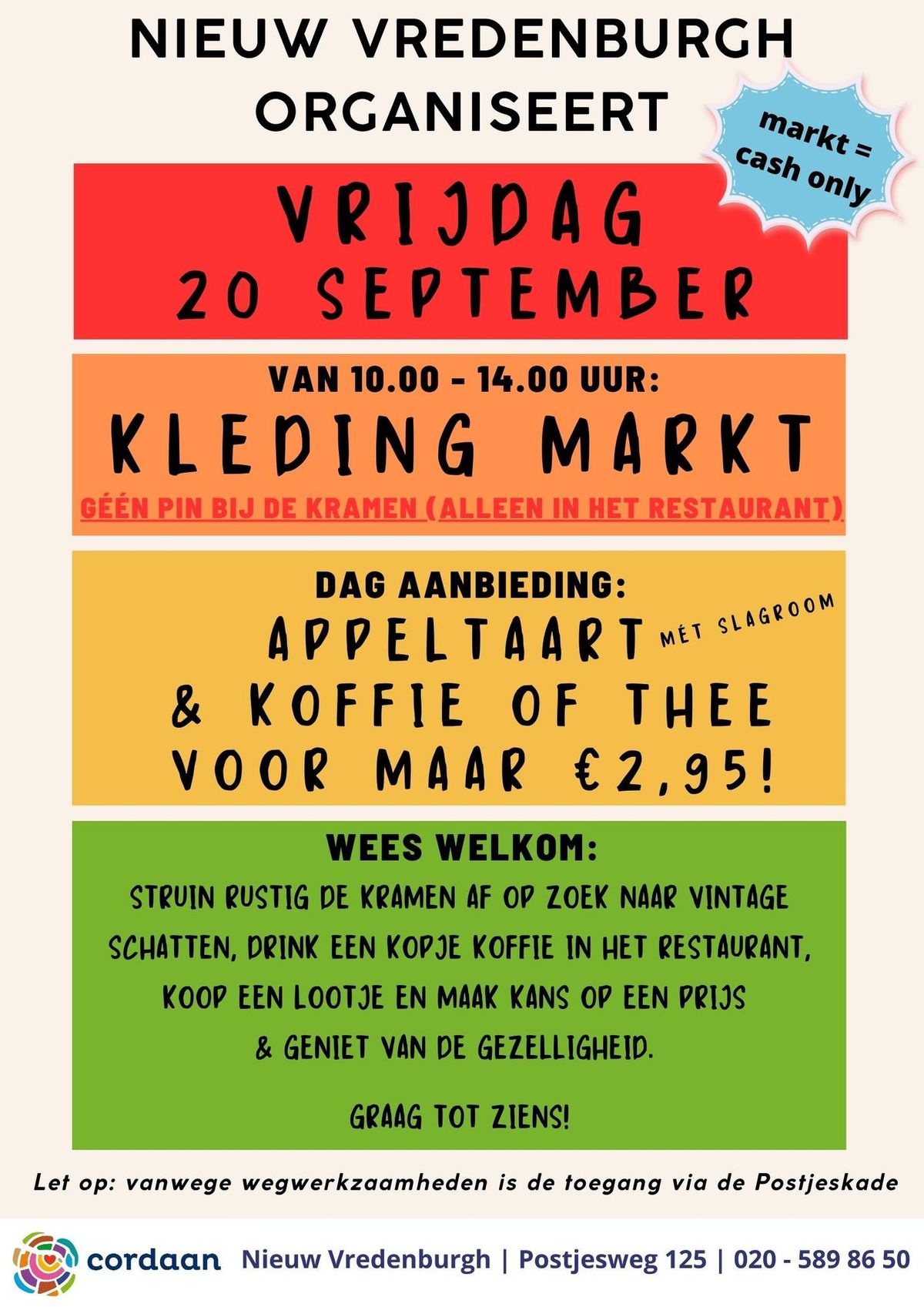 Kleding Markt - Cordaan Nieuw Vredenburgh