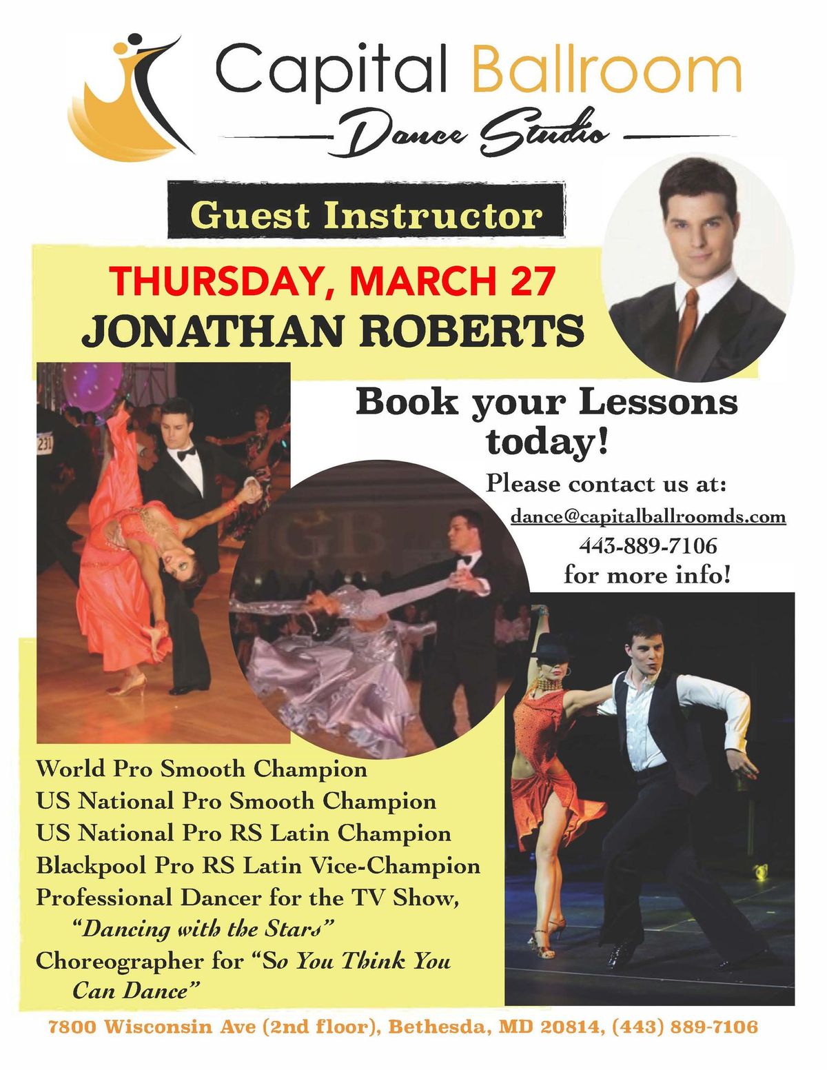 Guest Instructor -JONATHAN ROBERTS