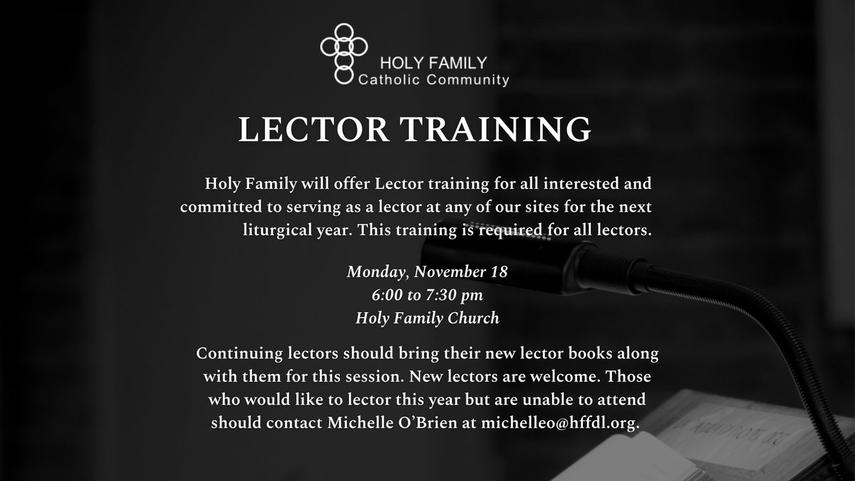 Lector Training