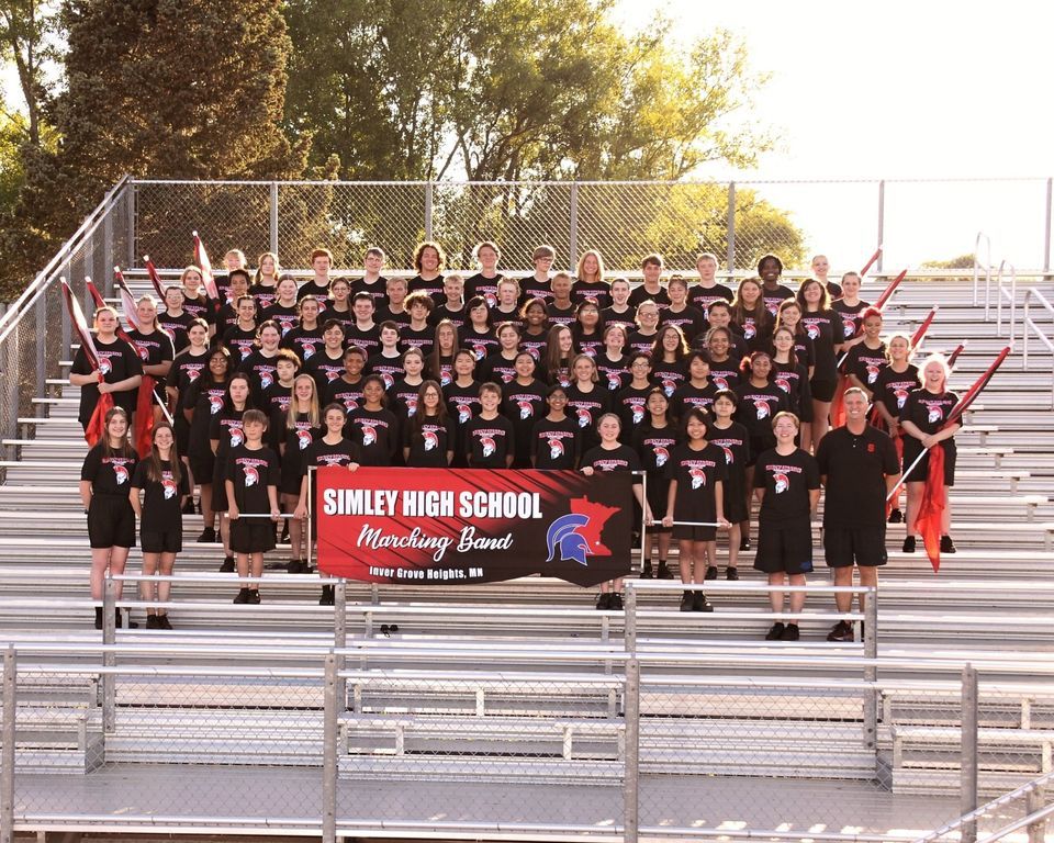 Simley Marching Band at Osseo Lions Roar Parade, Osseo Rd, Minneapolis