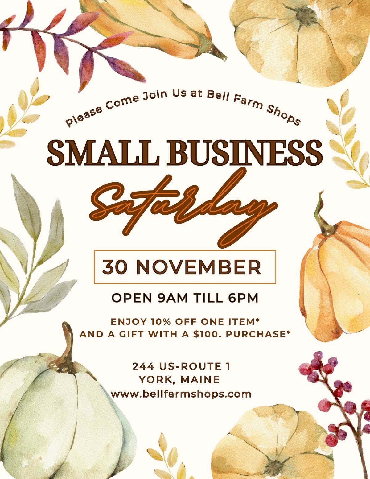 Small Business Saturday