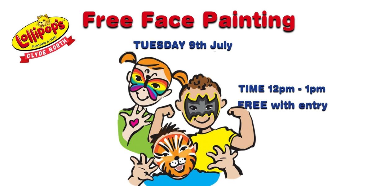 School Holiday Fun-Filled Face Painting Day! \ud83c\udf1f\ud83c\udfa8