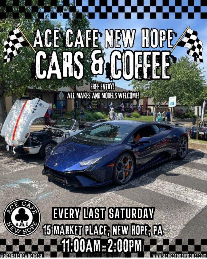 Ace Cafe New Hope Cars & Coffee (Free coffee inside the cafe)