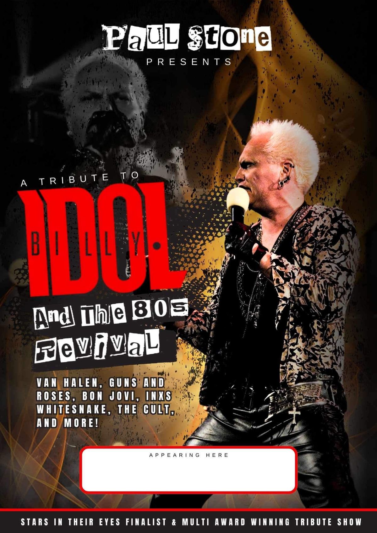 BILLY IDOL  TRIBUTE SHOW   - FREE ENTRY