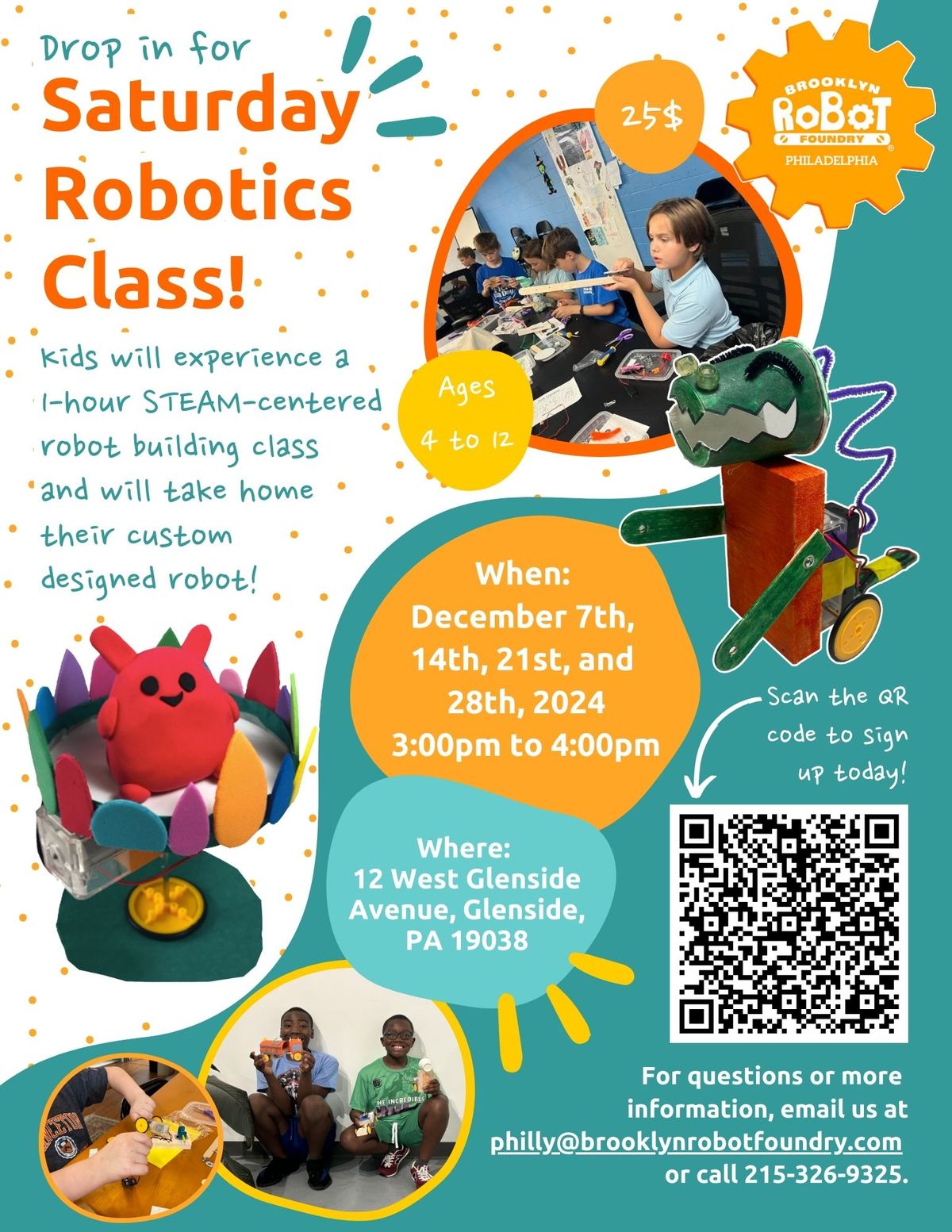 1-hr Saturday Robotics Boot Camp