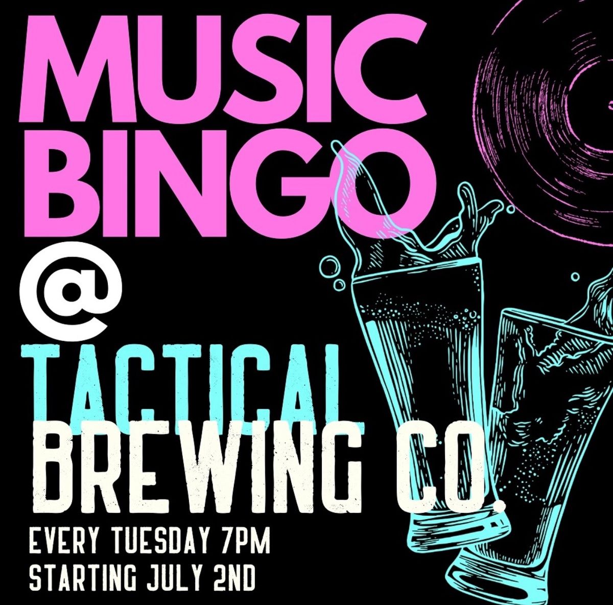 Music Bingo at Tactical