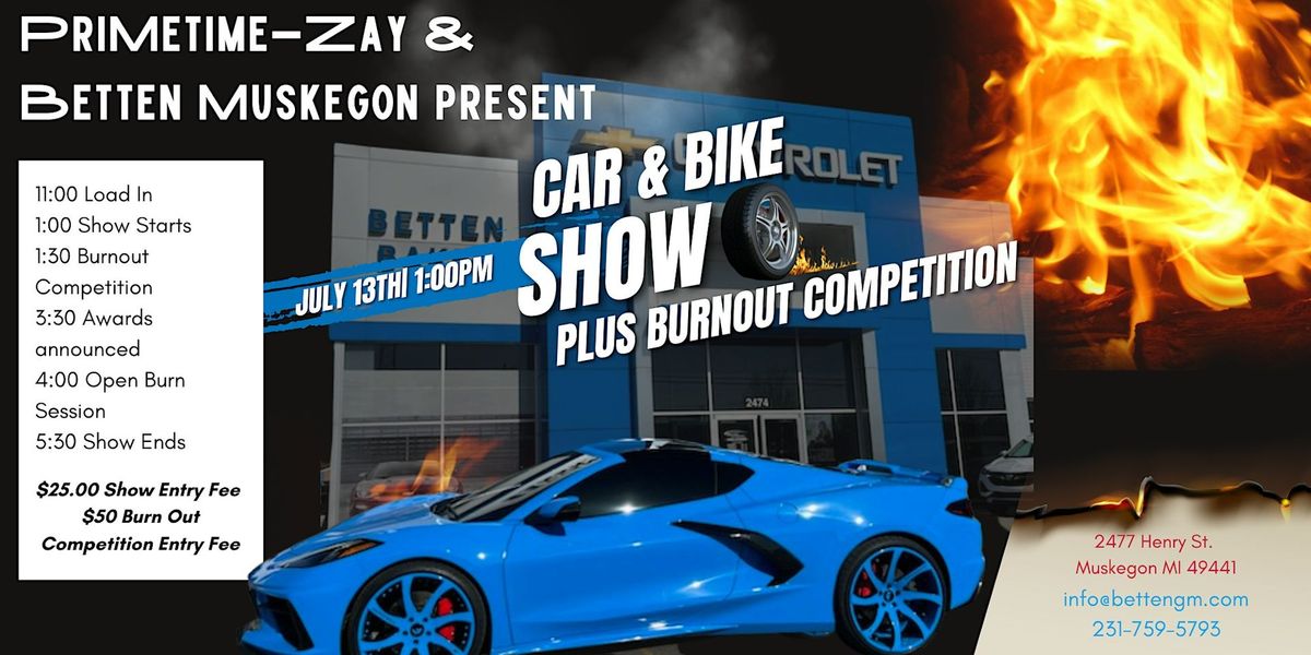 Betten Muskegon & PrimeTime-Zay Car & Bike Show