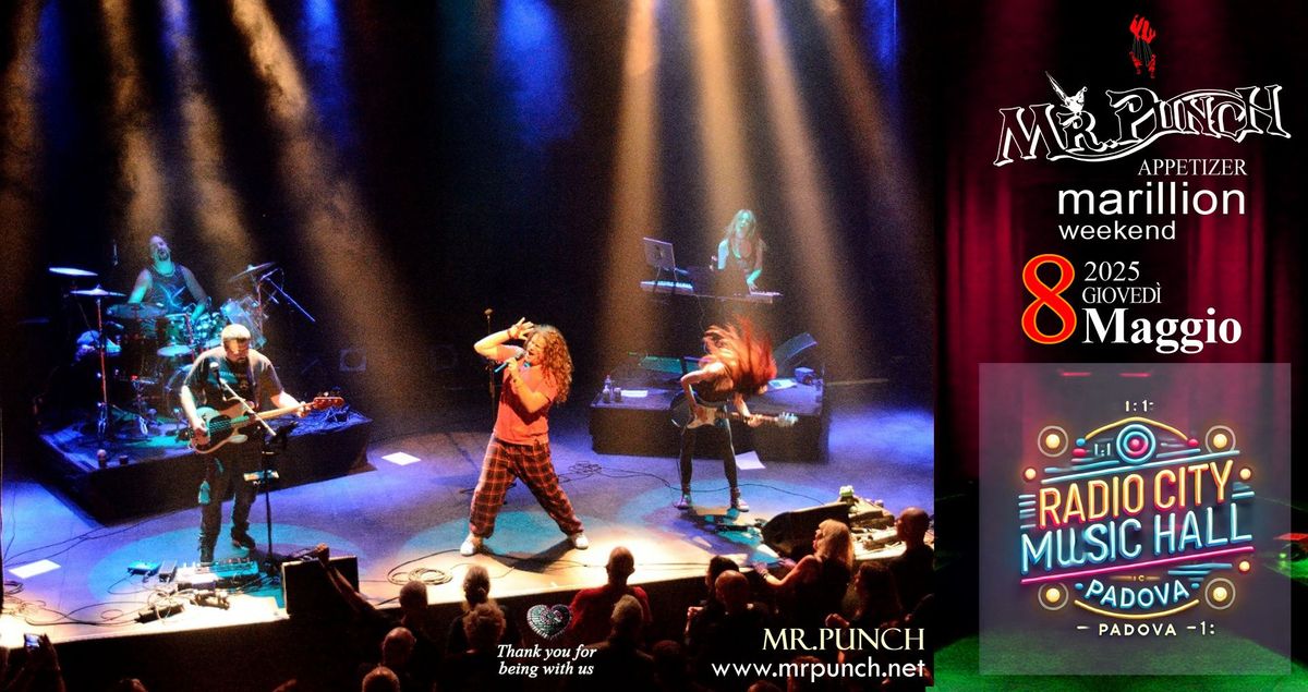 MR. PUNCH  APPETIZER  MARILLION   WEEKEND