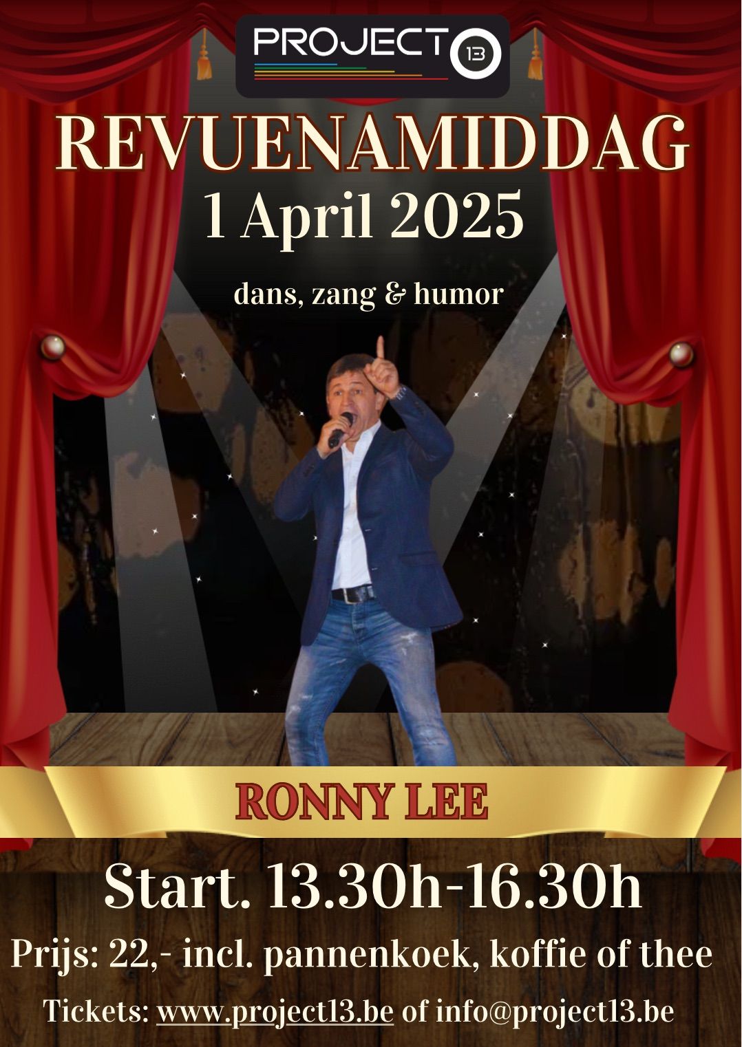 Revuenamiddag met Ronny Lee