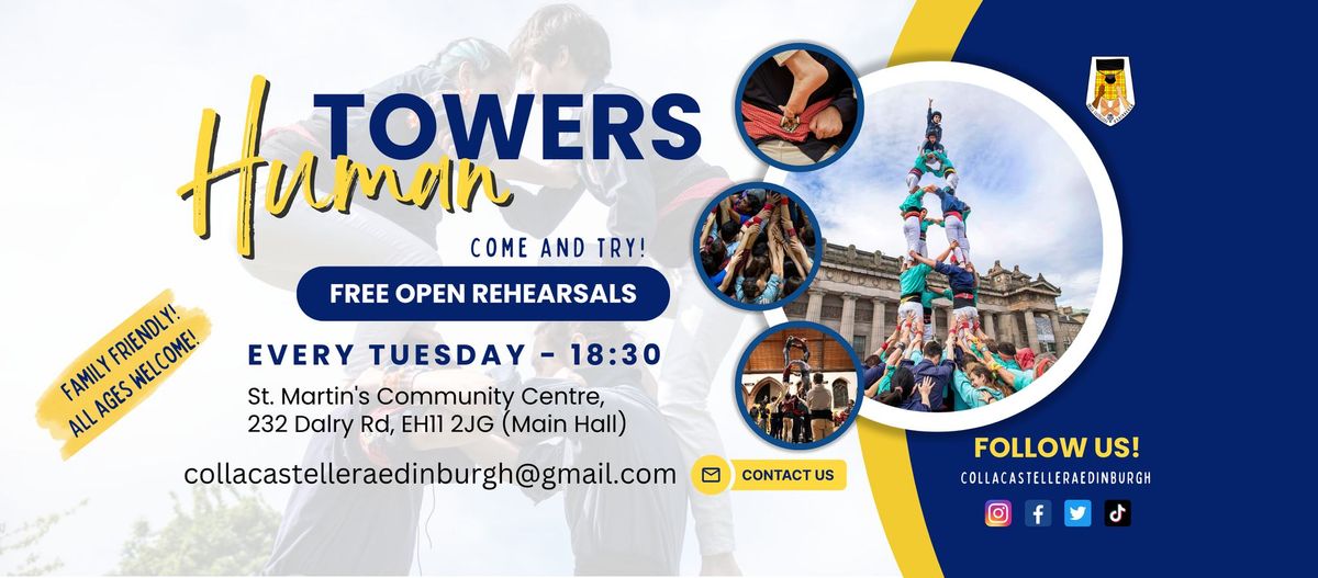 FREE OPEN REHEARSALS - Human Towers