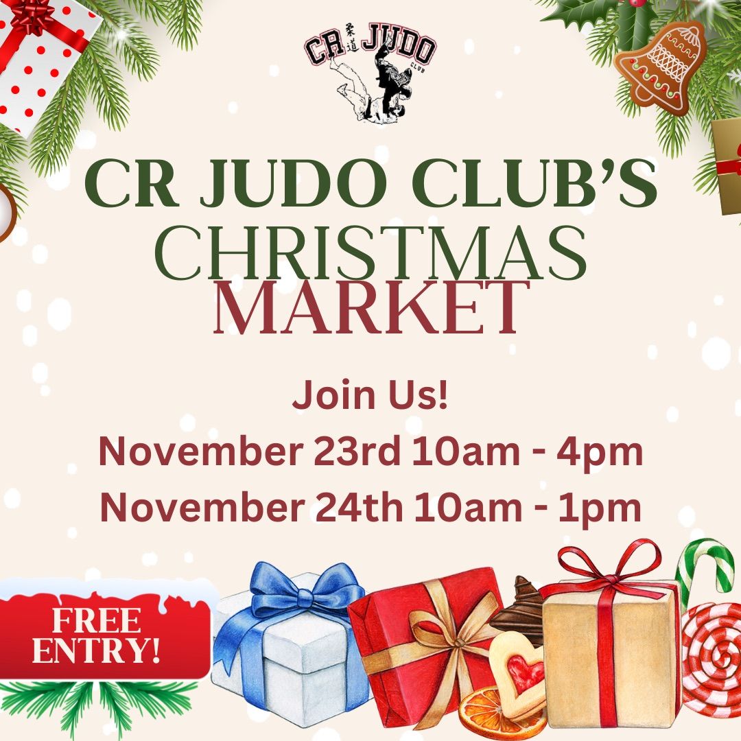 CR Judo Club\u2019s Christmas Market!