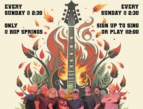 Da Sunday Open Jam ft \/ Da Jam Band - Play Or Sing with some Musical Monsters!  Sign up starts at 2, Da Jam Band hits the stage at 2:30!