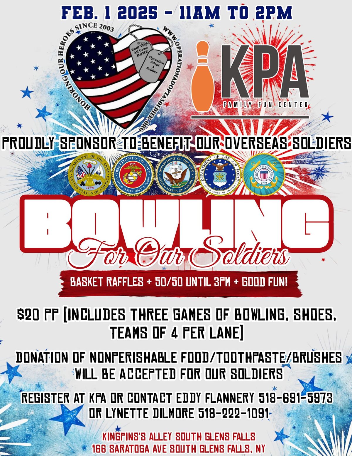 Bowling for our Soldiers - Operation Adopt a Soldier