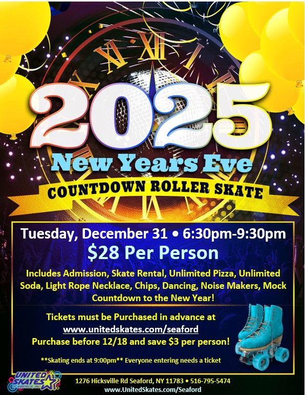 New Year's Eve Family Skate Party