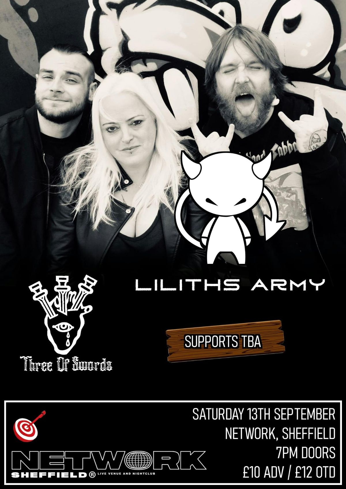Liliths Army + Three Of Swords + TBC