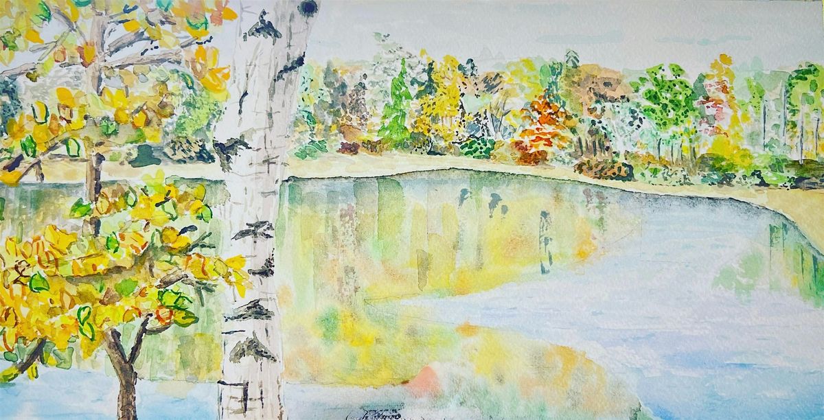 Fall Trees Watercolor Workshop