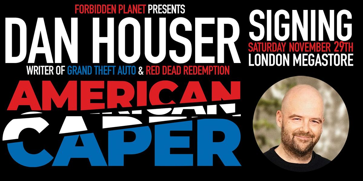 Dan Houser signing American Caper