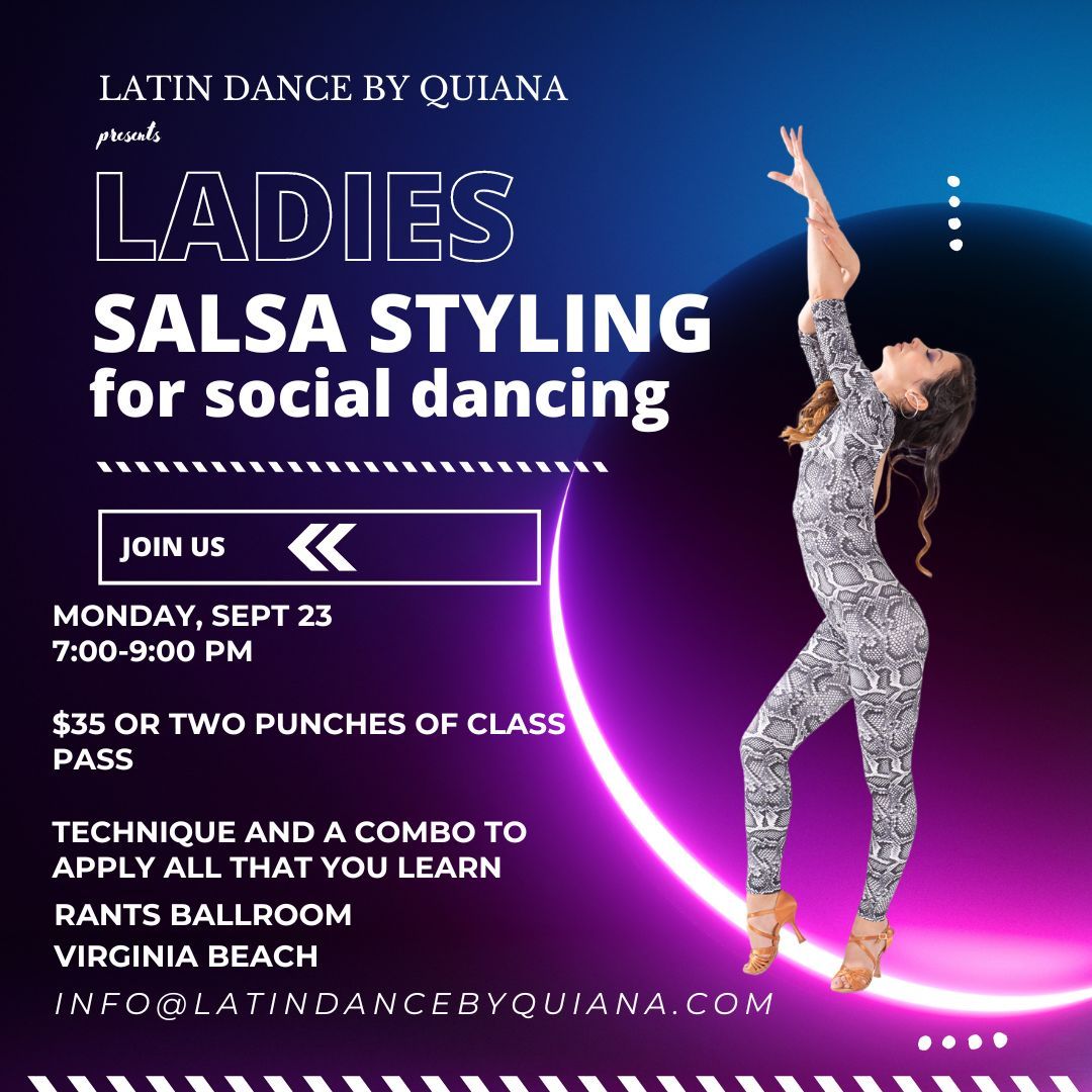 Ladies Salsa Styling for Social Dancing - Sorry Fellas