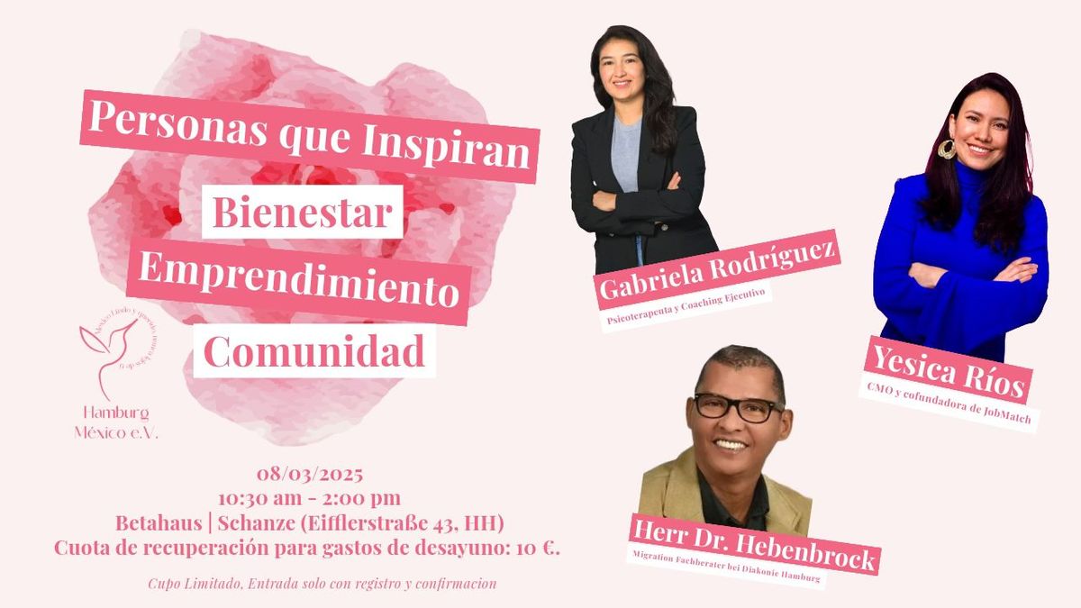 Personas que inspiran. D\u00eda internacional de la mujer