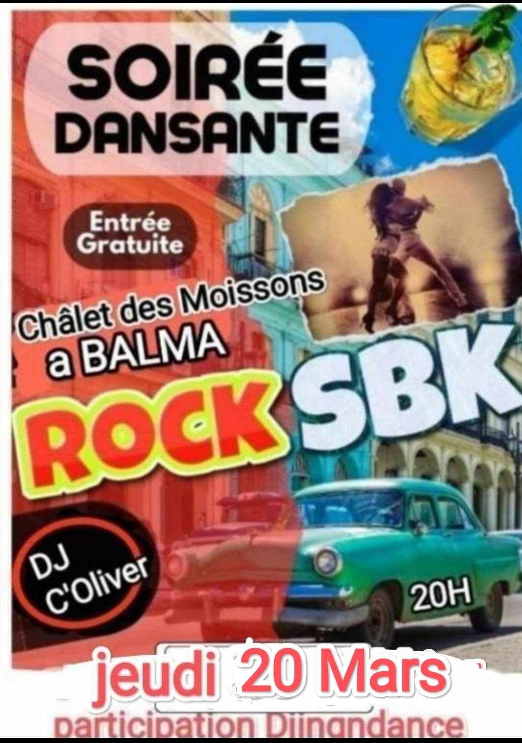 soir\u00e9e Rock S.B.K. au Chalet des moissons \u00e0 Balma