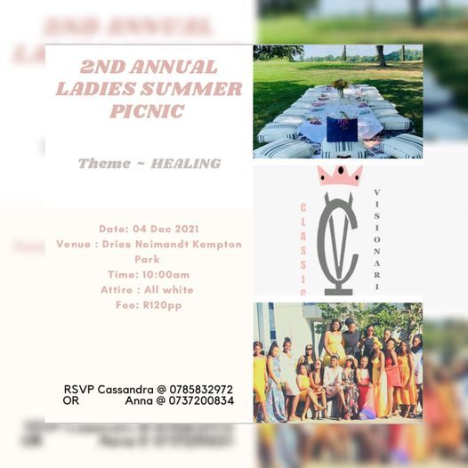 CV 2nd Annual Ladies Summer Picnic 2021