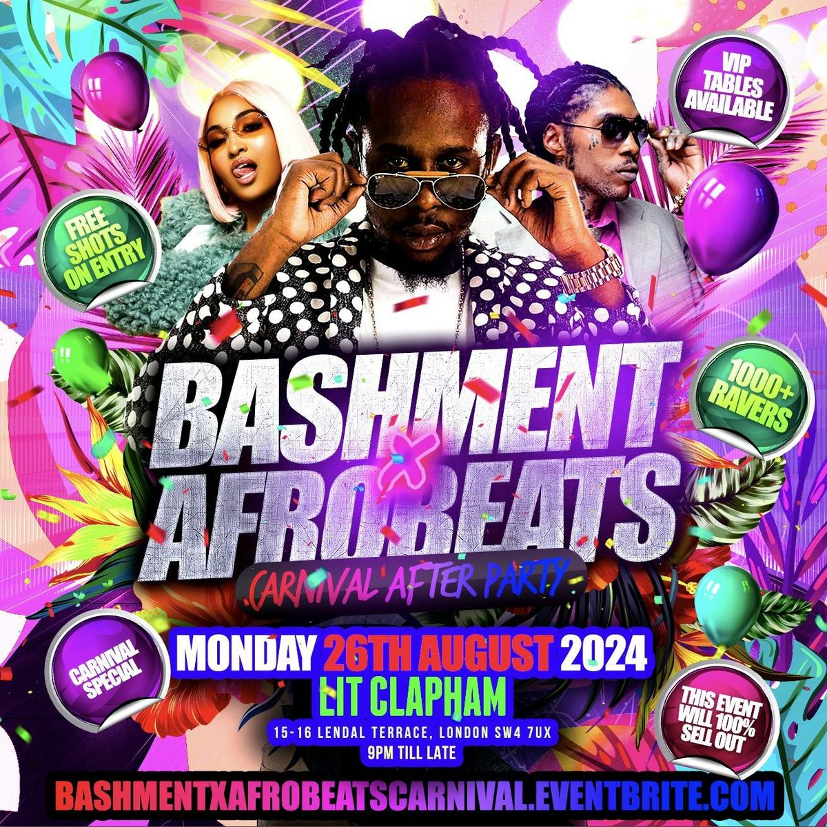 Bashment X Afrobeats - Carnival After Party 