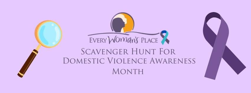 Scavenger Hunt for Domestic Violence Awareness Month