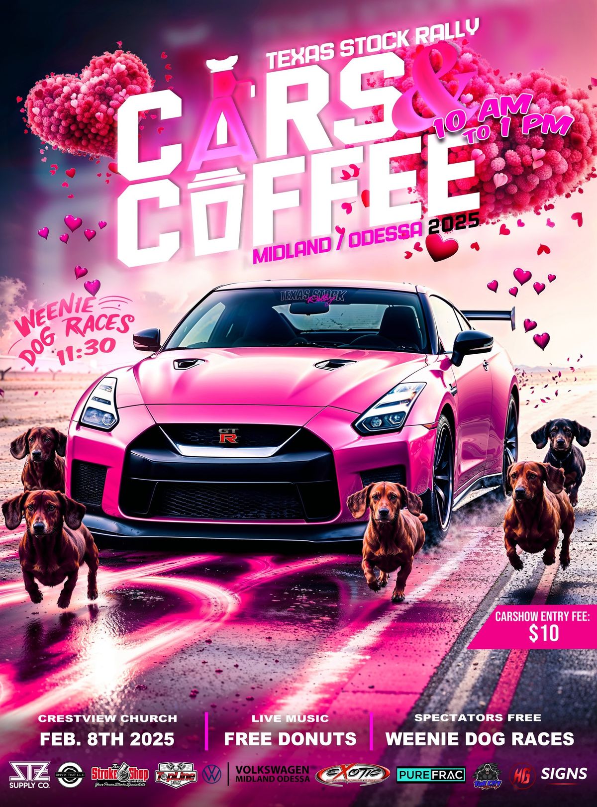 Cars & Coffee \/ Weenie Dog Race 