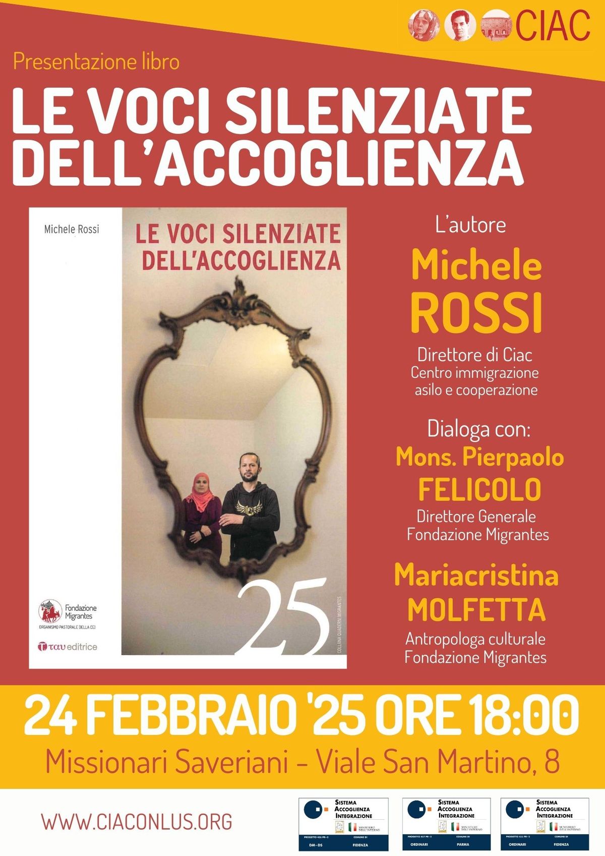 Le voci silenziate dell\u2019accoglienza: il nuovo libro di Michele Rossi presentato a Parma 