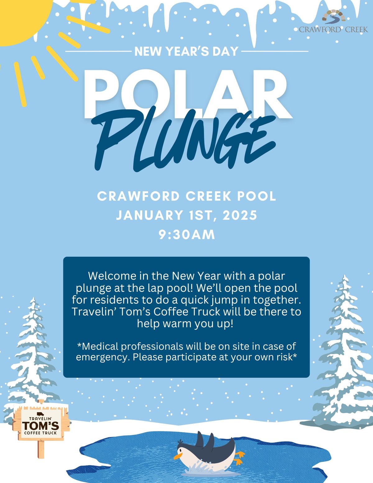 New Year's Day Polar Plunge *Residents Only*