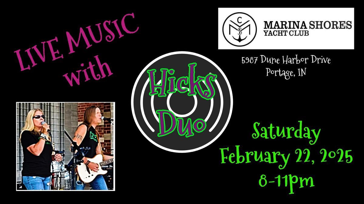 Hicks Duo at Marina Shores Yacht Club