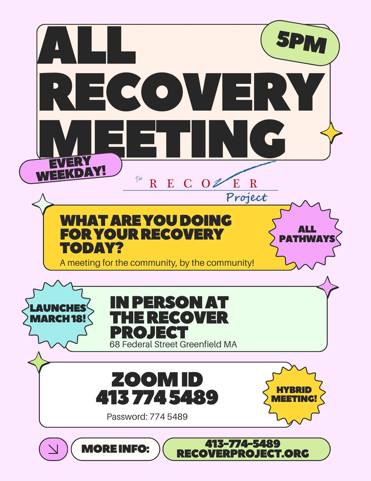 Hybrid All Recovery Meeting