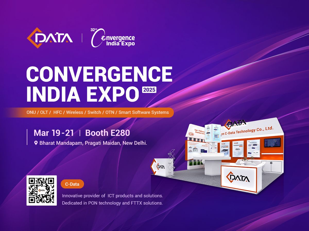 Join C-Data at Convergence India Expo 2025, Booth E280!