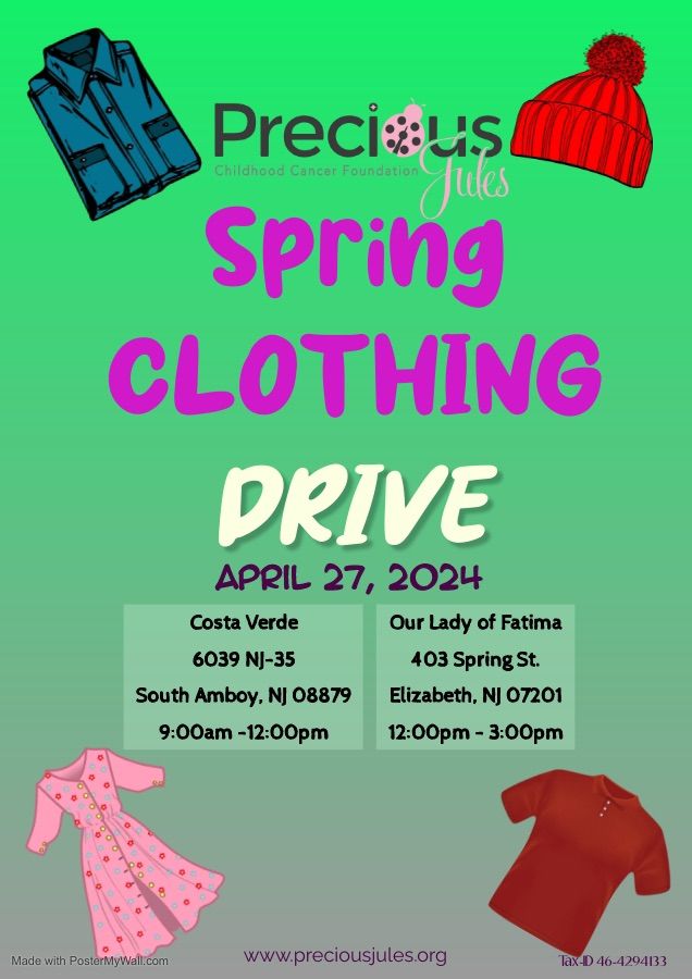 Spring Clothing Drive 2024