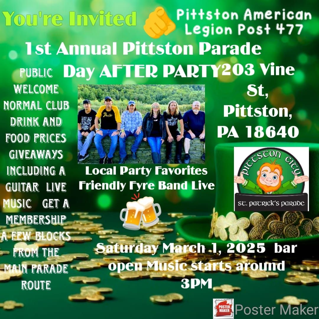 Friendly FYRE Band Live Pittston Parade After Party