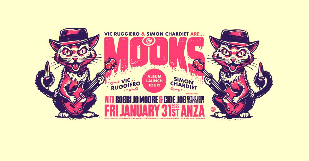 Vic Ruggiero and Simon Chardiet are The MooKs! w\/ Bobbi-Jo Moore, and Cide Job 