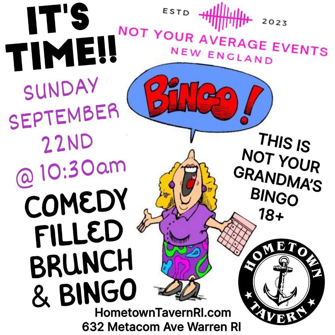 Not Your Grandma's Comedy Bingo Brunch - September 22